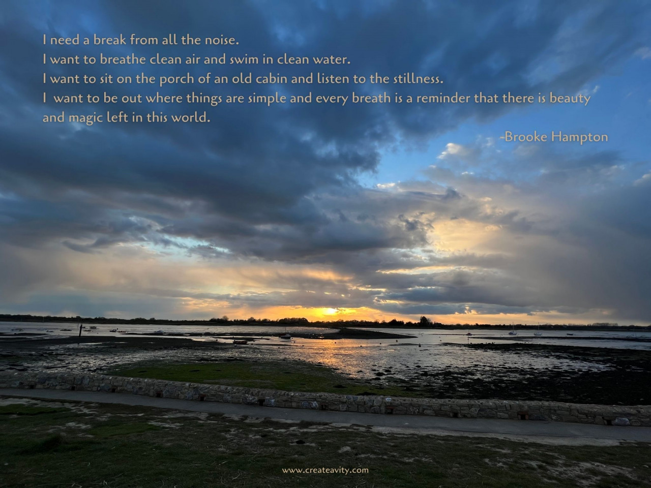 Image of Bosham Quay at low tide, April 2022 - taken by Callie Di Nello